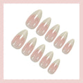 Press-On Nails Ombre Pink Reusable Set of 10
