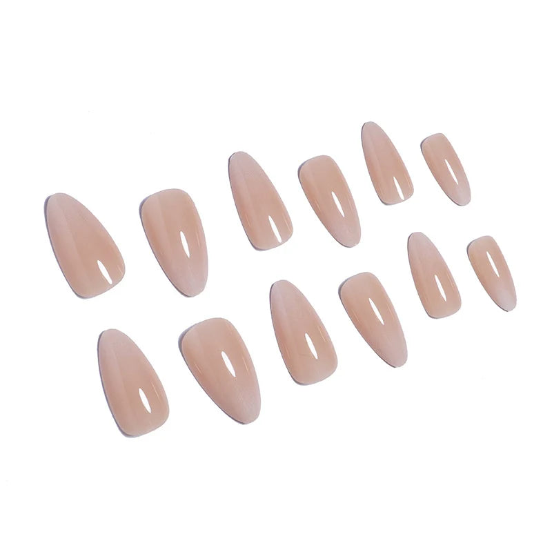 Press-On Nails Ombre Stiletto No Glue Set of 24