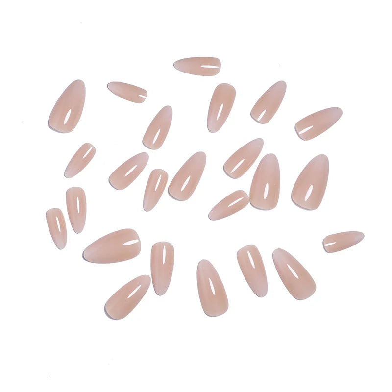 Press-On Nails Ombre Stiletto No Glue Set of 24