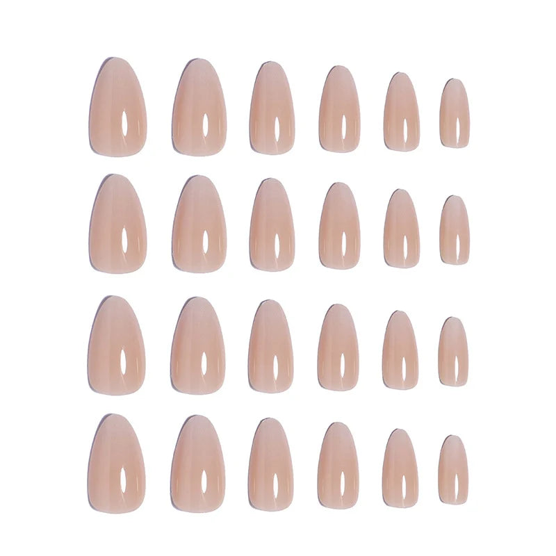 Press-On Nails Ombre Stiletto No Glue Set of 24
