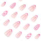 Press-On Nails Patterned Design Easy Apply