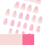 Press-On Nails Patterned Design Easy Apply