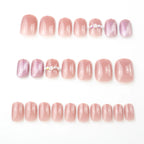 Press-On Nails Pearl Accents Long-Lasting