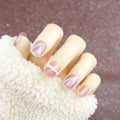 Press-On Nails Pearl Accents Long-Lasting
