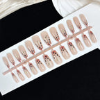 Press-On Nails Peel-And-Press Bow Art 30-Piece