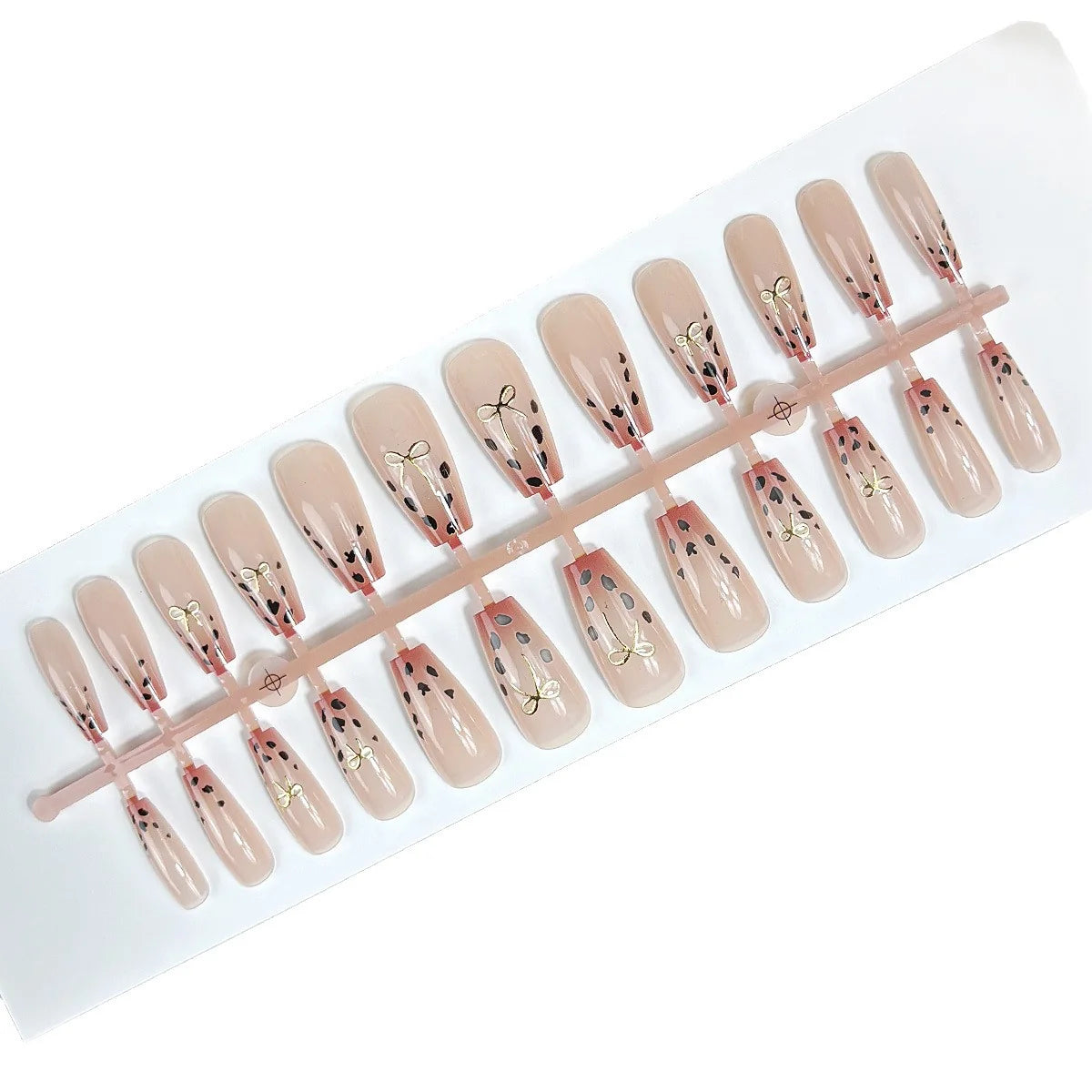 Press-On Nails Peel-And-Press Bow Art 30-Piece