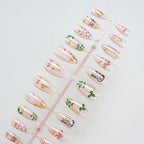 Press-On Nails Peel-And-Stick Chip-Resistant Set of 24