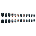 Press-On Nails Peel-And-Stick Floral & Halloween Designs
