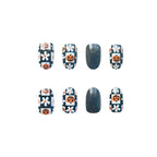 Press-On Nails Peel-And-Stick Floral & Halloween Designs
