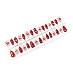 Press-On Nails Peel-And-Stick Gemstone & Glitter Multi-Size