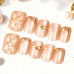 Press-On Nails Peel-And-Stick Gold Accents Multiple Sizes