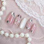 Press-On Nails Peel And Stick Metallic Accent