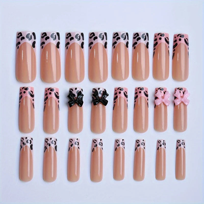 Press-On Nails Peel-And-Stick Reusable Bow Accent