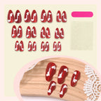 Press-On Nails Peel-And-Stick Reusable Heart Design