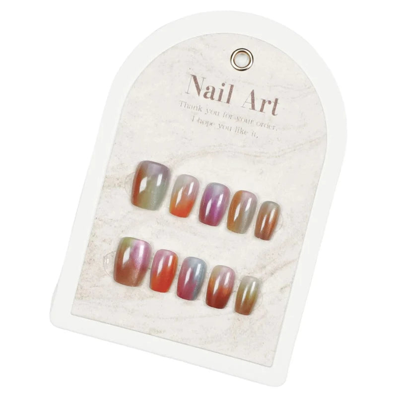 Press-On Nails Peel & Press Gradient Shimmer Long-Lasting