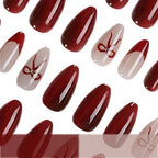 Press-On Nails Peel & Stick Bow Accent Multi-Size