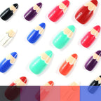Press-On Nails Pencil-Themed High-Gloss 24-Piece