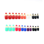 Press-On Nails Pencil-Themed High-Gloss 24-Piece
