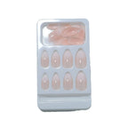 Press-On Nails Pink To Purple Ombre Self-Adhesive 24-Piece