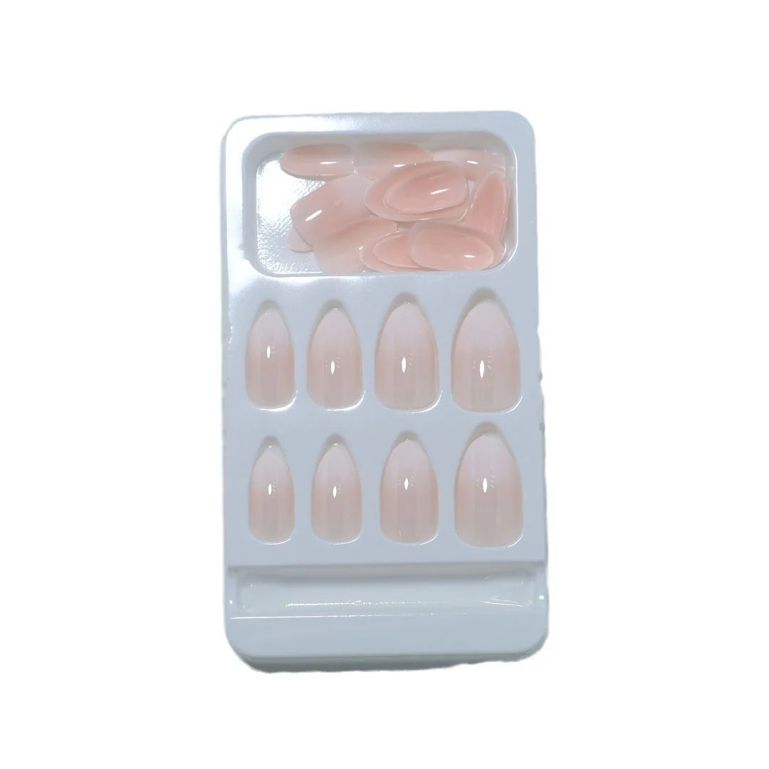 Press-On Nails Pink To Purple Ombre Self-Adhesive 24-Piece