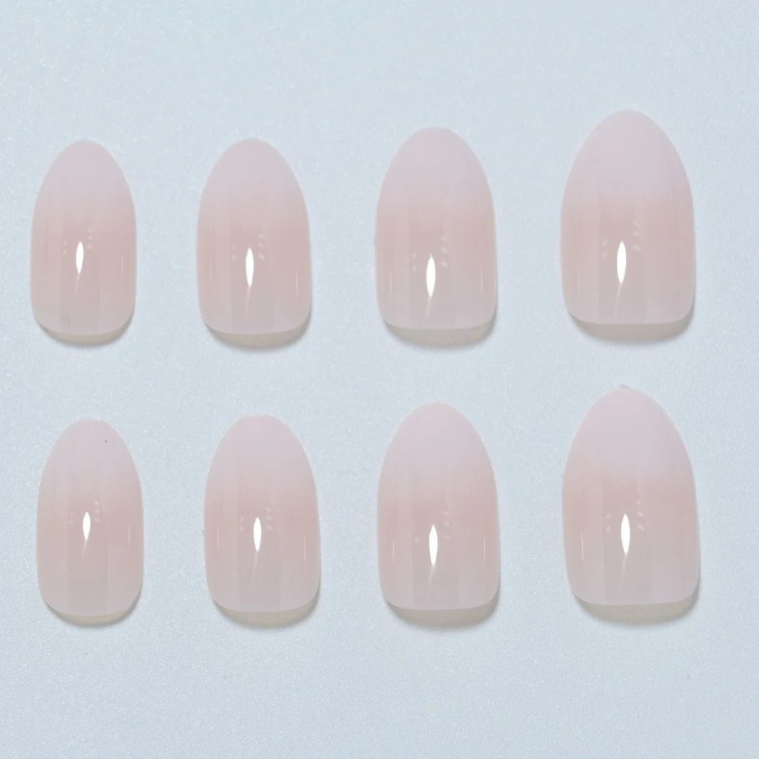 Press-On Nails Pink To Purple Ombre Self-Adhesive 24-Piece