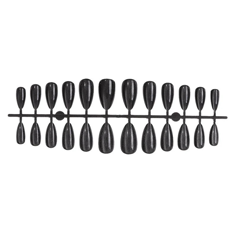 Press-On Nails Pointed & Oval Self-Adhesive