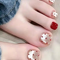 Press-On Nails Polka Dot 24-Count Comfortable Fit