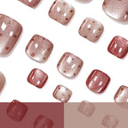 Press-On Nails Polka Dot 24-Count Comfortable Fit