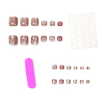 Press-On Nails Polka Dot 24-Count Comfortable Fit