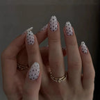 Press-On Nails Polka Dot 24-Piece Easy Application