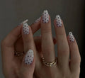 Press-On Nails Polka Dot 24-Piece Easy Application