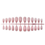 Press-On Nails Polka Dot Pointed Easy Application