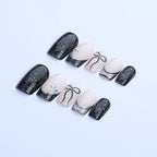 Press-On Nails Pre-Applied Adhesive Reusable Gems & Glitter