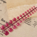 Press-On Nails Pre-Glued Reusable Glossy Square