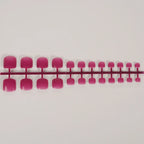 Press-On Nails Pre-Glued Reusable Glossy Square