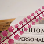 Press-On Nails Pre-Glued Reusable Glossy Square
