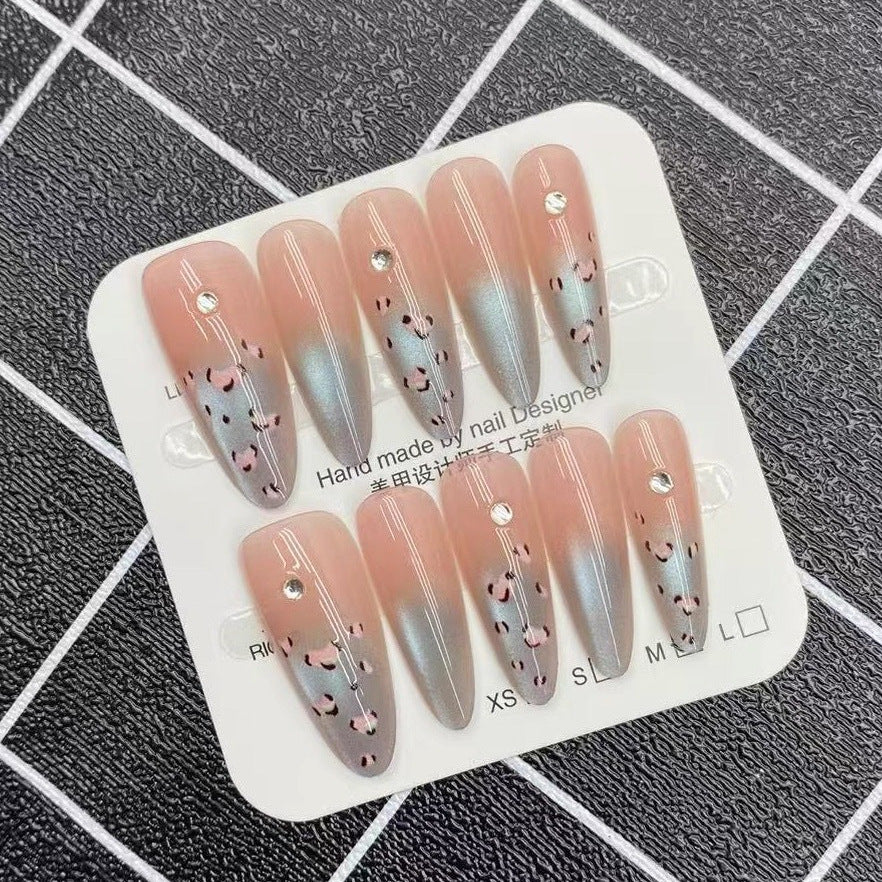 Press-On Nails Reusable Intricate Design Salon Finish
