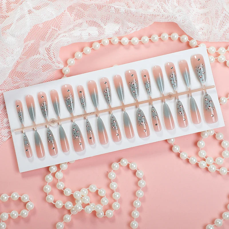Press-On Nails Reusable Intricate Design Salon Finish