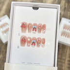 Press-On Nails Reusable & Mess-Free Cherry Design