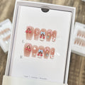 Press-On Nails Reusable & Mess-Free Cherry Design