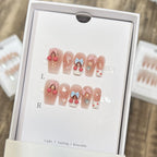 Press-On Nails Reusable & Mess-Free Cherry Design