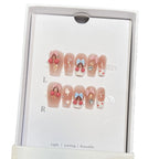 Press-On Nails Reusable & Mess-Free Cherry Design