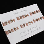 Press-On Nails Rhinestone Accents Reusable