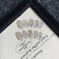 Press-On Nails Rhinestone Embellished Comfort Fit