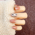 Press-On Nails Rhinestone Embellished Comfort Fit