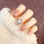 Press-On Nails Rhinestone Embellished Comfort Fit