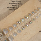 Press-On Nails Rhinestone Embellished Peel & Stick