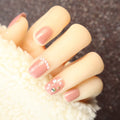 Press-On Nails Rhinestone Embellished Self-Adhesive Reusable Comfortable Fit
