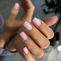 Press-On Nails Salon Acrylic Ombre French Tip 24-Piece Set