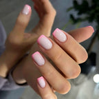 Press-On Nails Salon Acrylic Ombre French Tip 24-Piece Set